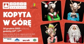 KOPYTA W GÓRĘ! spektakl o mikołajkowo-świątecznej tematyce